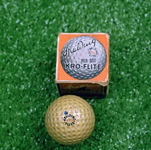 Images Dated 2nd August 2005: Kro-Flite golf ball, 1922. Artist: Spalding