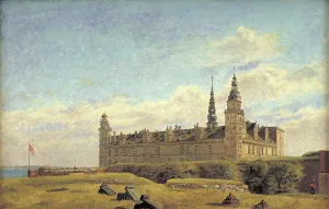 Hansen Constantin Prints: Kronborg Castle, 1834. Creator: Constantin Hansen