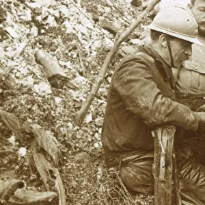 Waterproof Prints: Krupp trench, Hill 140, Artois, northern France, c1915-c1916