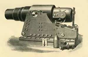 Bamp W Collection: Krupps 1000-Pounder Gun, c1872. Creator: Unknown