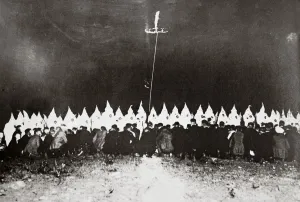Initiation Prints: Ku Klux Klan initiation ceremony near Brunswick, Maryland, USA, c1920s(?). Artist