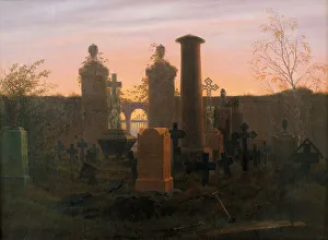Kugelgens Grave, 1821-1822. Artist: Friedrich, Caspar David (1774-1840) Kugelgens Grave, 1821-1822. Artist: Friedrich, Caspar David (1774-1840)