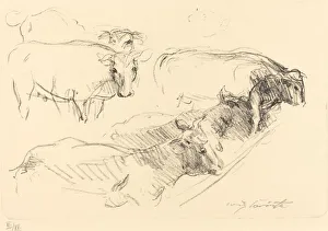 Kühe (Cows), 1910. Creator: Lovis Corinth