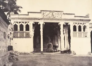 The Kulayana Mundapam, January-March 1858. Creator: Captain Linnaeus Tripe The Kulayana Mundapam, January-March 1858. Creator: Captain Linnaeus Tripe