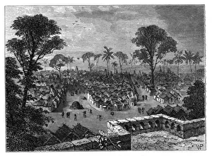Coomassie Gallery: Kumasi, Ashanti, Gold Coast, West Africa, c1890