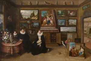 Francken Prints: The Kunstkammer with a married couple and their son