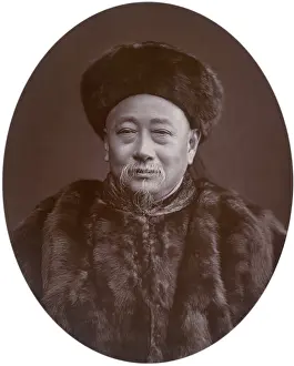 Woodburytype Prints: Kuo Sung-Tao, first Chinese envoy to Great Britain, 1880. Creator: Lock & Whitfield