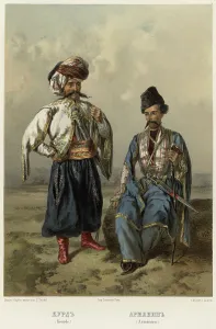 Turbans Prints: Kurd. Armenian, 1862. Creator: Frants Taikhel