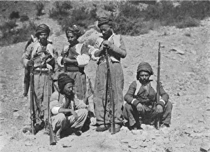 Sykes Tatton Benvenuto Mark Prints: Kurds of Shaykh Sadiks Army, c1906-1913, (1915). Creator: Mark Sykes