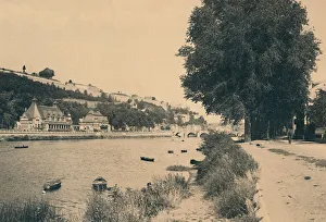 River Maas Prints: Kursaal et Pont de Jambes, c1900