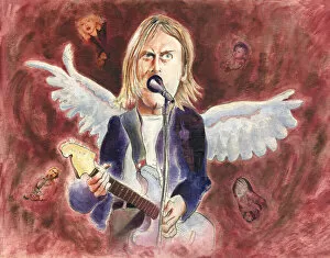 Celebrity Gallery: Kurt Cobain. Creator: Dan Springer