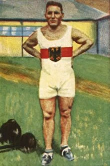Kurt Helbig, German weight-lifting champion, 1928. Creator: Unknown