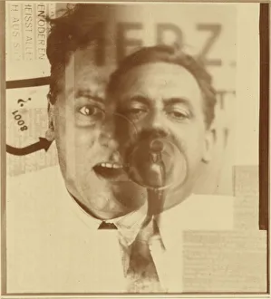 Lissitzky Prints: Kurt Schwitters, 1924-1925. Creator: Lissitzky, El (1890-1941)