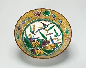 Tray Collection: Kutani-Style Sweets Tray, c. 1825. Creator: Unknown
