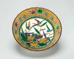 Tray Collection: Kutani-Style Sweets Tray, c. 1825. Creator: Unknown