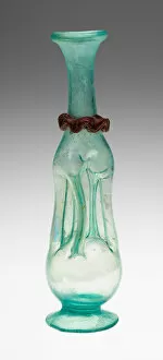Glass Blown Technique Collection: Kuttrolf (Bottle with Divided Neck), 4th century. Creator: Unknown