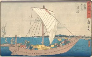 Kuwana, ca. 1840. ca. 1840. Creator: Ando Hiroshige