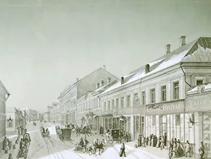 Kuznetsky Most, Moscow, Russia, 1840s