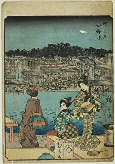 Cool Prints: Kyoto: Evening Cool at Shijo (Onajiku taibi)