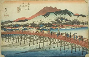 Distant Prints: Kyoto: The Great Bridge at Sanjo (Keishi)
