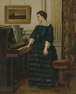 Stevens Prints: L absence. Creator: Stevens, Alfred (1823-1906)