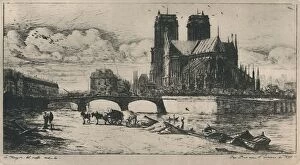 Apse Collection: L Abside De Notre-Dame De Paris (4th State, 6 1 / 2 x 11 3 / 4 Inches), 1854, (1927)