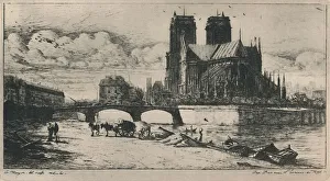L Abside De Notre-Dame De Paris (4th State, 6 1 / 2 x 11 3 / 4 Inches), 1854, (1927). Artist: Charles Meryon