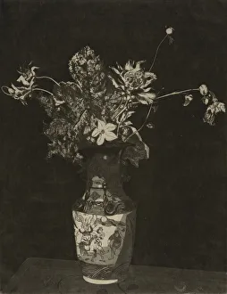 Cavern Collection: L Agonie des Fleurs (Black and White Version), 1890-95. Creator: Theodore Roussel