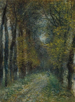 Autumn Landscape Gallery: L allee couverte, 1872. Artist: Renoir, Pierre Auguste (1841-1919)