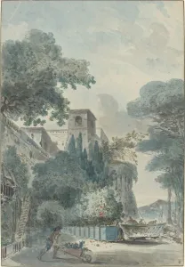 Wheelbarrow Gallery: L Allee de Grenadiers, last third 18th century. Creator: Unknown