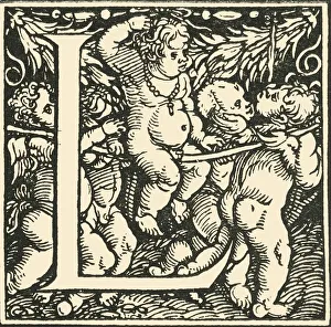 Art History Prints: L - An Alphabet by Hans Weiditz, c1520-1521, (1908). Creator: Hans Weiditz