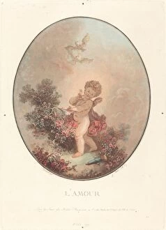 Arrows Gallery: L amour, 1777. Creator: Jean Francois Janinet