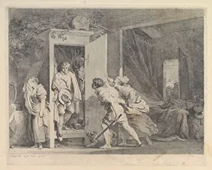 Fragonard Prints: L Armoire, 1778. Creator: Jean-Honore Fragonard