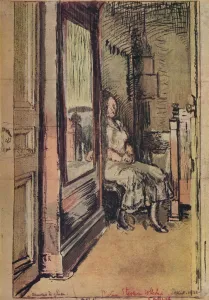 Frightening Prints: L Armoire A Glace, 1922, (1926). Artist: Walter Richard Sickert