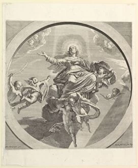 Assumption Of The Virgin Collection: L Assomption de la Vierge. Creator: Jean Morin