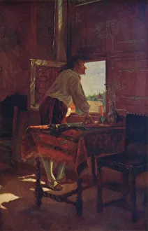 Meissonier Prints: L Attente, 1857, (c1915). Artist: Jean Louis Ernest Meissonier