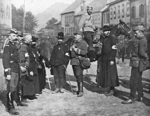 Chaplain Prints: L Aumonerie Militaire; Un groupe d'aumoniers militaires des trois confessions