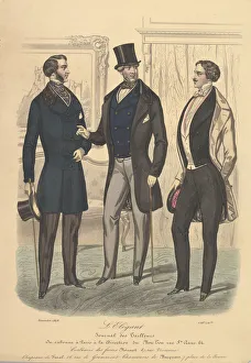 L Elegant from Journal des Tailleurs, 1848. Creator: Unknown