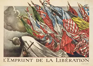 Historyposter And Graphic Design Prints: L Emprunt de la Liberation, 1918. Creator: Faivre, Abel (1853-1945)