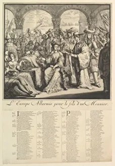 James Ii Prints: L Europe Allarmee. n. d. Creator: Romeyn de Hooghe