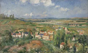 Camille 1830 1903 Prints: L Hermitage in Summer, Pontoise