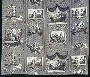 L Historie de Psyche (The Story of Psyche) (Furnishing Fabric), France, c. 1810