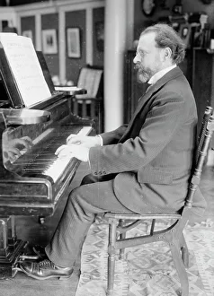 The Arts Prints: L. [i.e. Z] Stojowski [at piano], 1916. Creator: Bain News Service