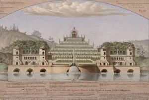 L Ile d amour et repos de peche. Creator: Lequeu, Jean-Jacques (1757-1826)