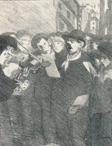 L ile Des Baisers from Chansons De Femmes, 1897, (1898). Artist: Theophile Alexandre Steinlen