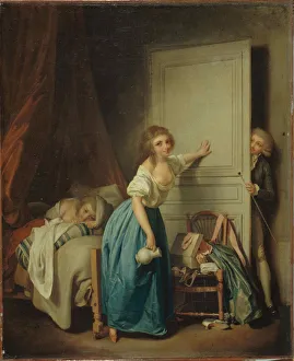Boilly Gallery: L Indiscret, c. 1795. Creator: Boilly, Louis-Leopold (1761-1845)