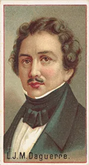 Souvenir Book Prints: L. J. M. Daguerre, printers sample for the Worlds Inventors souvenir album (A25
