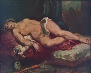 L Odalisque, 1825, (1937). Artist: Eugene Delacroix