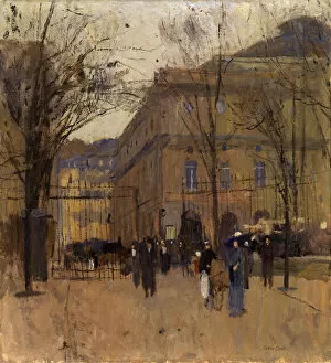 L Odeon du Luxembourg, ca. 1911. Creator: Frank Edwin Scott