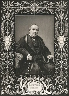 Bookseller Prints: L. Potier, Libraire, late 19th century. Creator: Dujardin